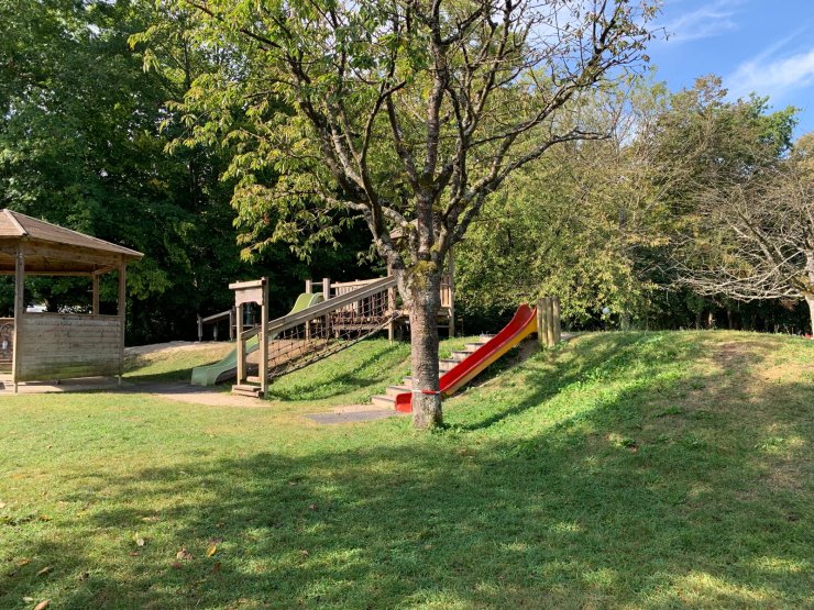 Spiel und Bewegung im Kurpark: Kurpark vorher